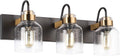 Black Vintage Bathroom Vanity Light Fixture