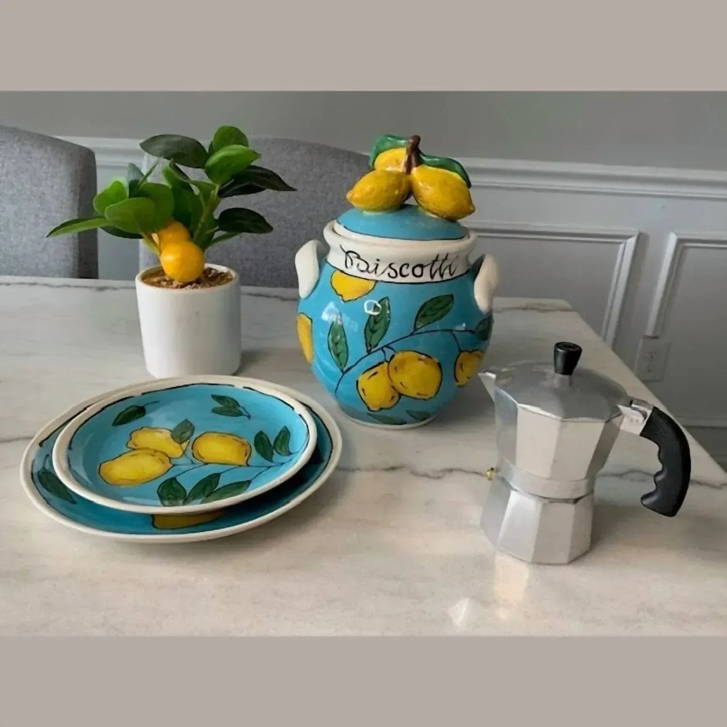 Amalfi Lemon Dinner Plate