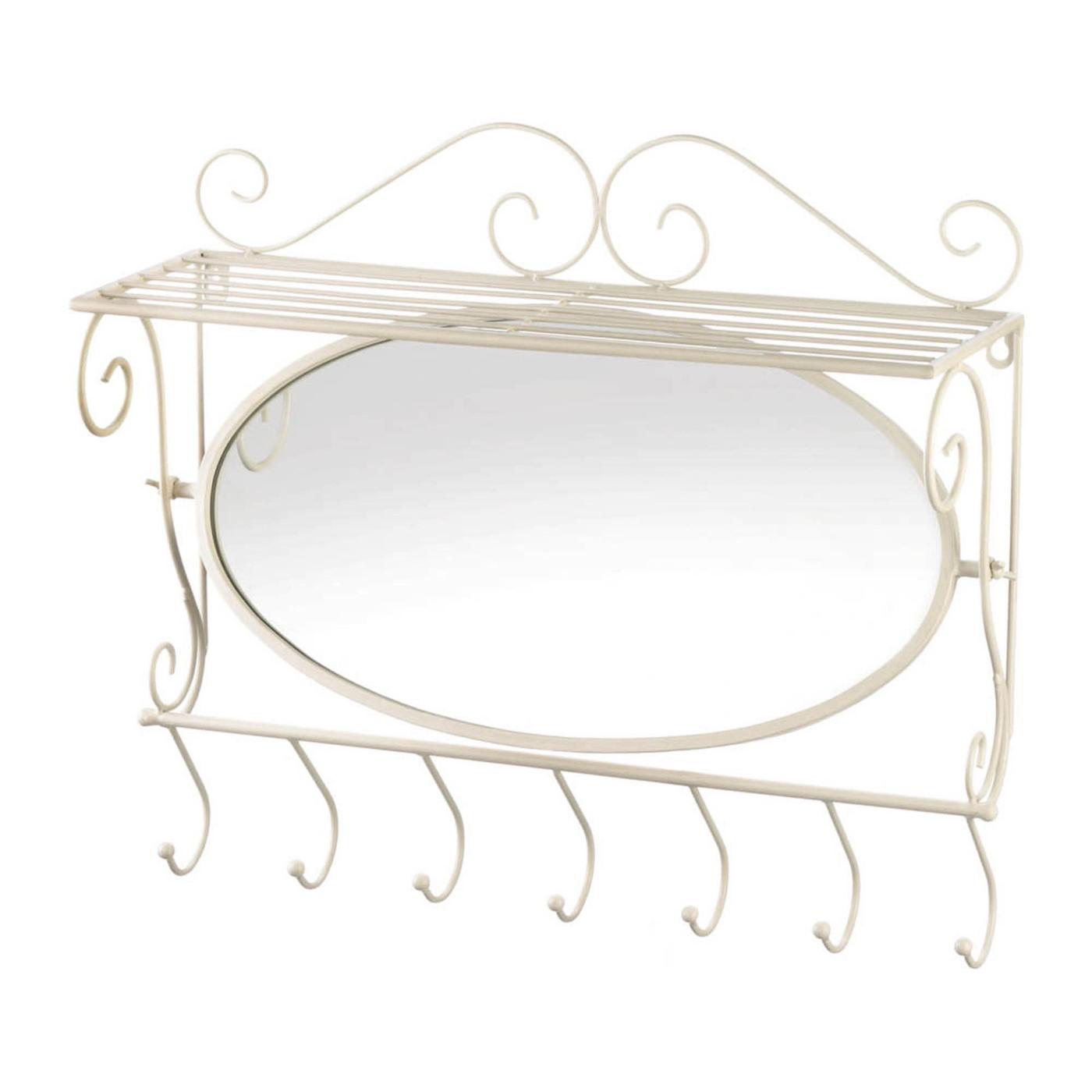 MIRRORED WALL SHELF