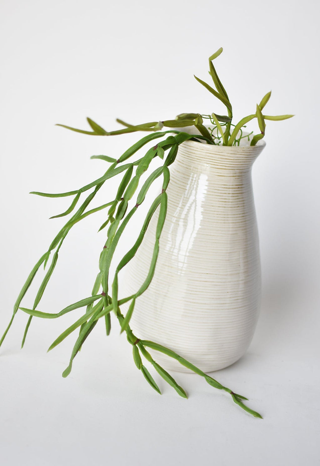 23" Faux Hanging Pencil Cactus Succulent Bush