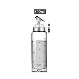 DecorBites™ Glass Seasoning Dispenser Bottle for Oil and Vinegar Storage - Kitchen Accessories