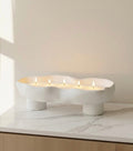 Scalloped Candle Tray