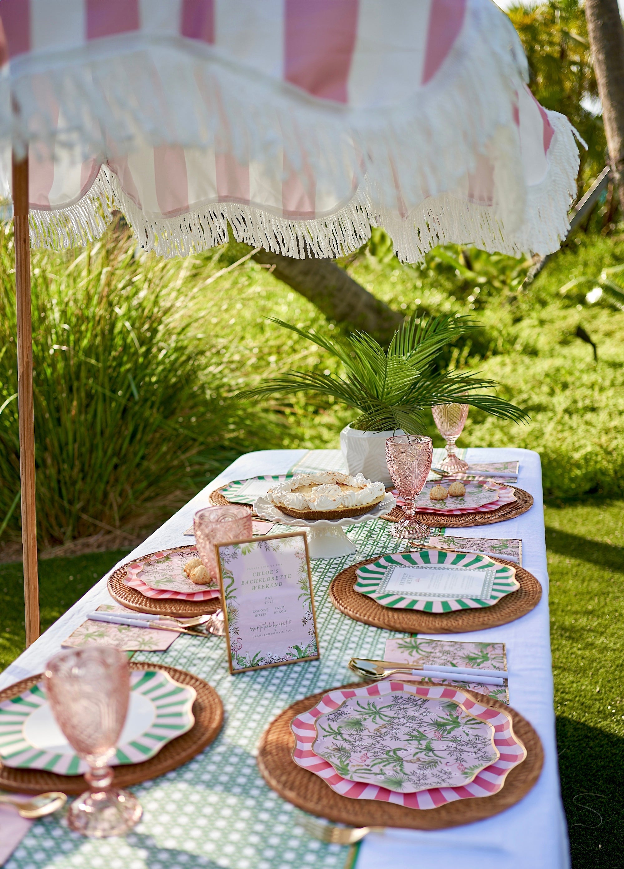 Palm Beach - Small Paper Plates