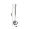 DecorBites™ 2-in-1 Stainless Steel Coffee Spoon & Sealing Clip - Gold Kitchen Accessory