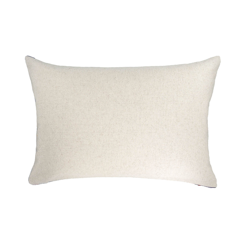 Bengali Silk Velvet Ikat Throw Pillow Cover 16 X 24