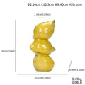 DecorBites™ Ceramic Fruit Vase for Home and Office