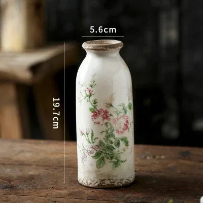 DecorBites™ Retro Nordic Ceramic Vases for Home Decor