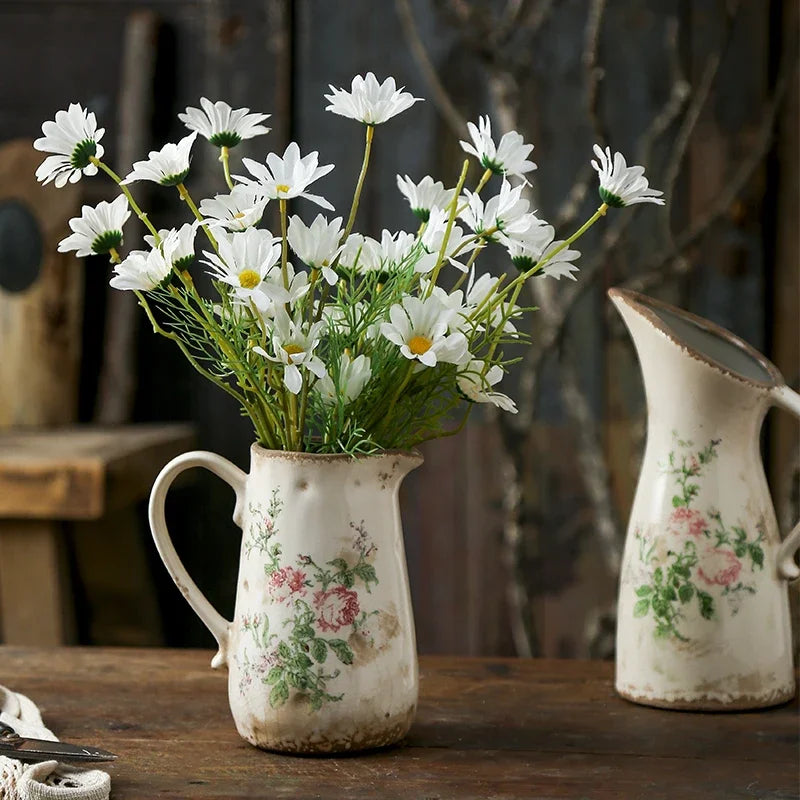 DecorBites™ Retro Nordic Ceramic Vases for Home Decor