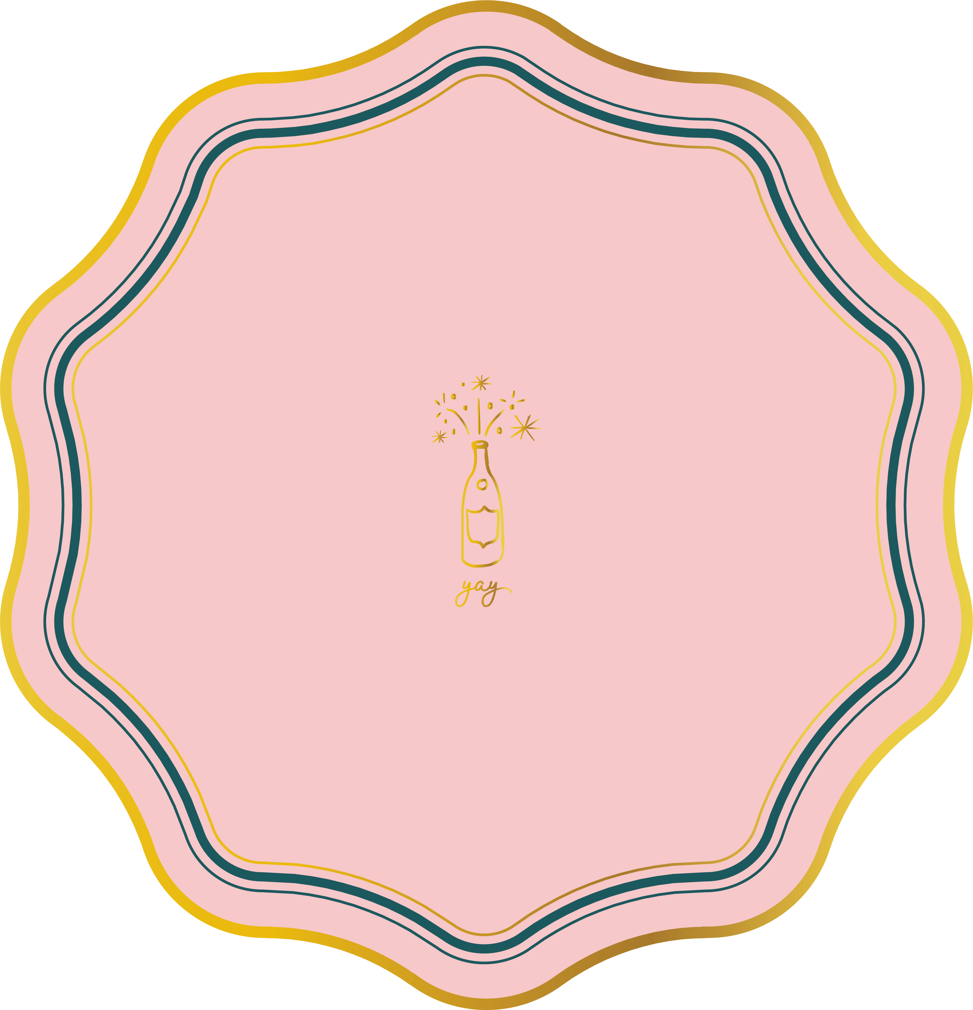 Yay Icon Party Plates- 2 Pack
