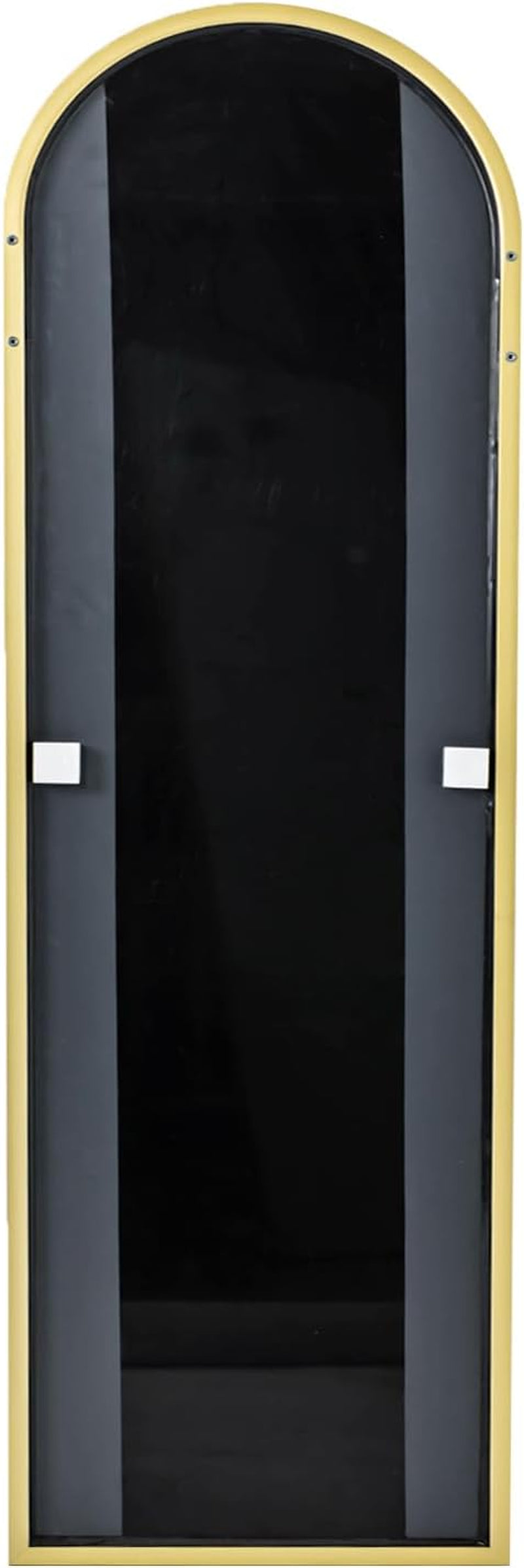 Gold Full Length Door Mirror 16x50 Inches Arched Over the Door