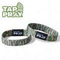 Forest + Tree Bark Tap to Pray Wristband