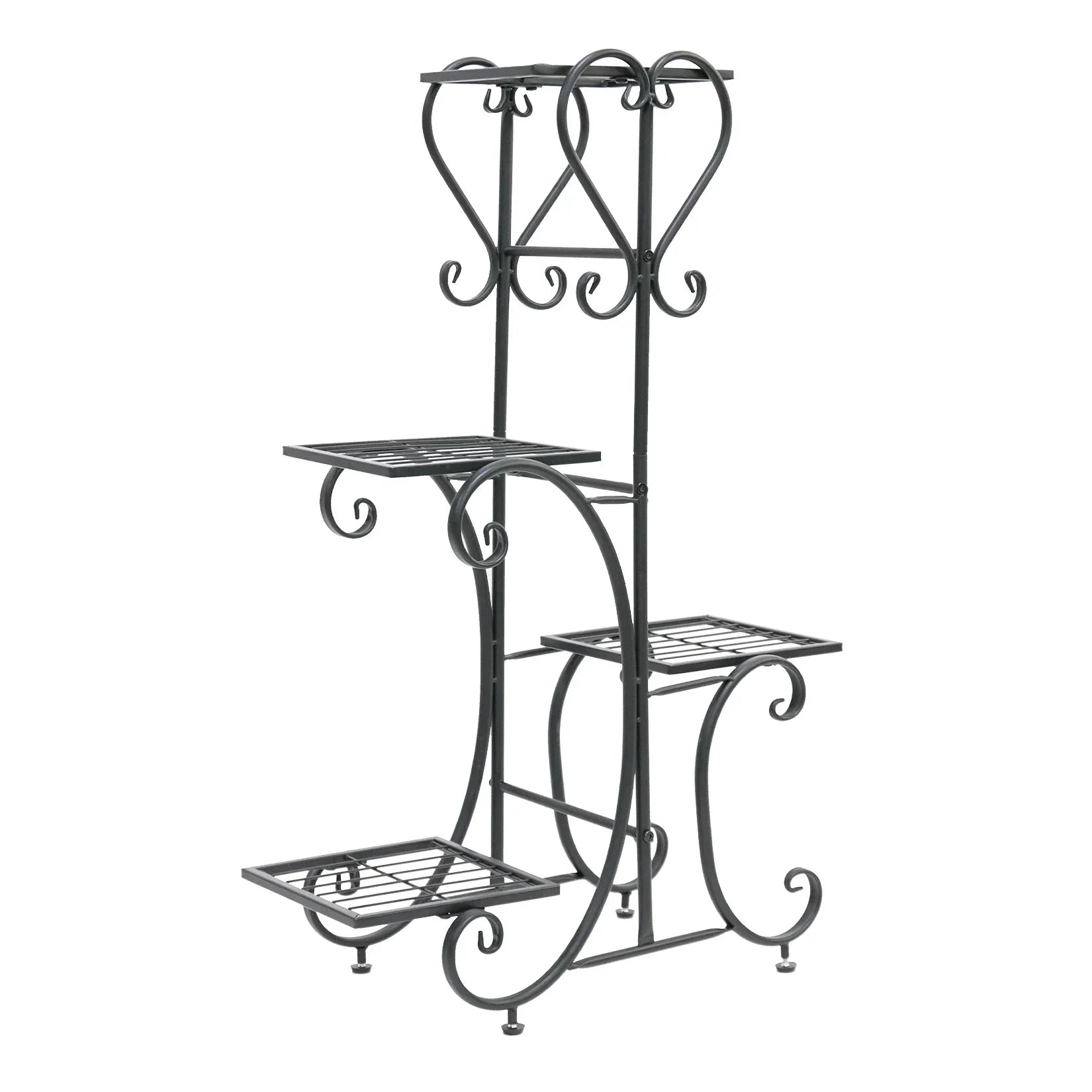 DecorBites™ Metal Plant Stand for 4 Flower Pots