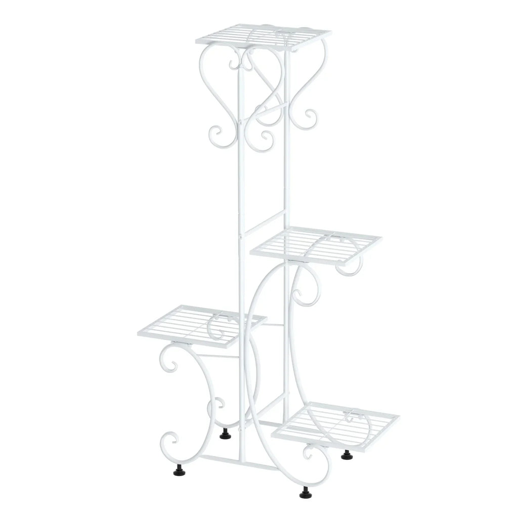 DecorBites™ Metal Plant Stand for 4 Flower Pots