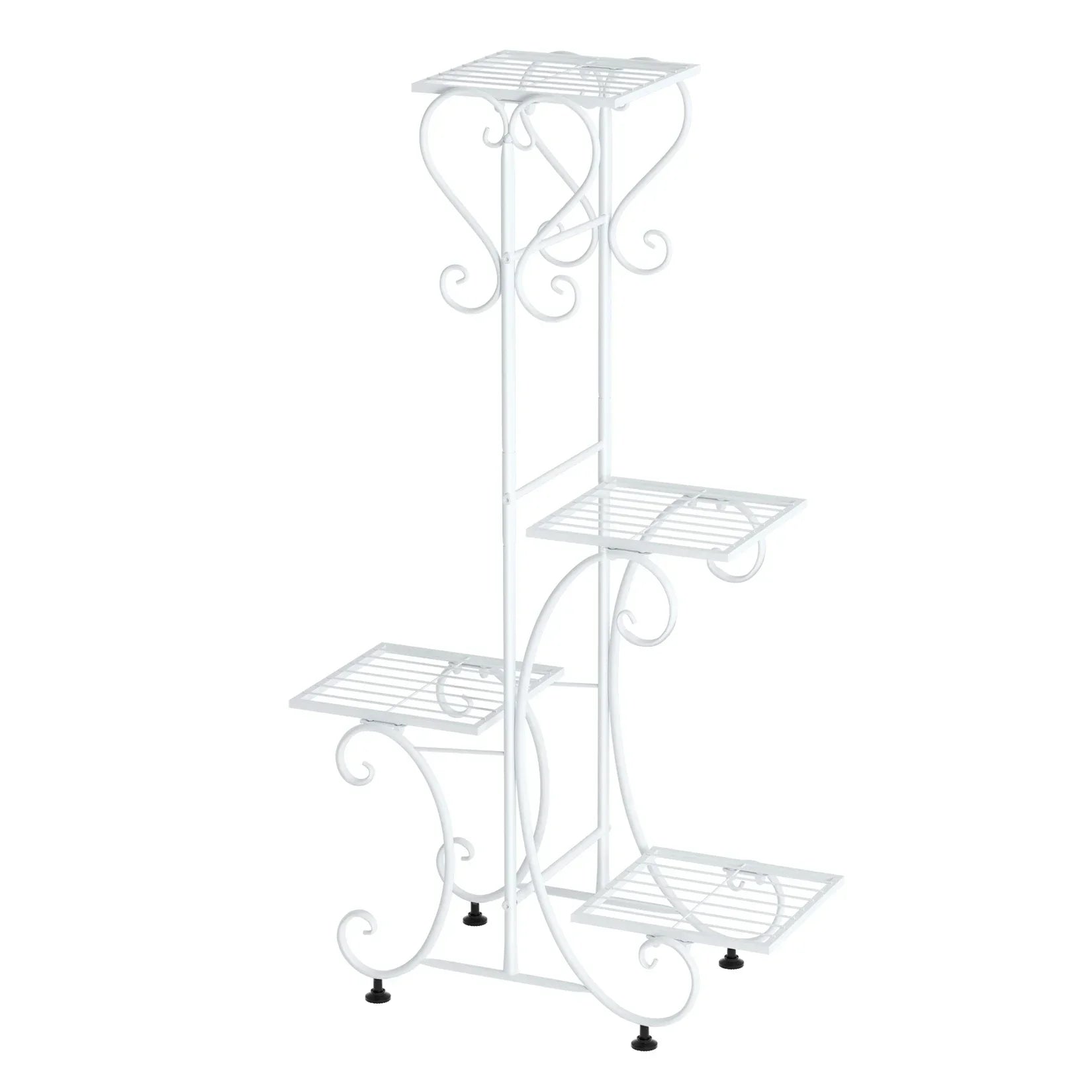 DecorBites™ Metal Plant Stand for 4 Flower Pots