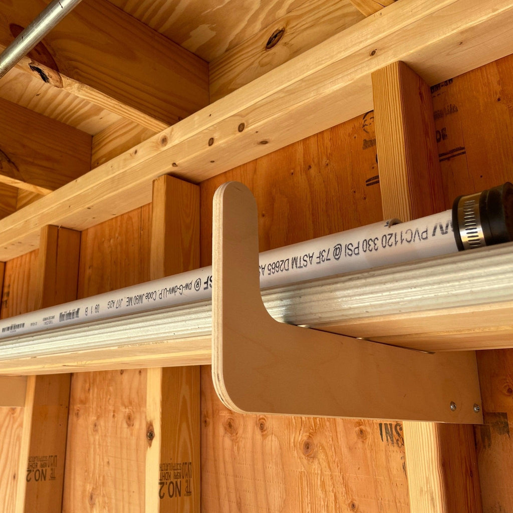 Stud Mounted Shed Storage Organizer Hooks