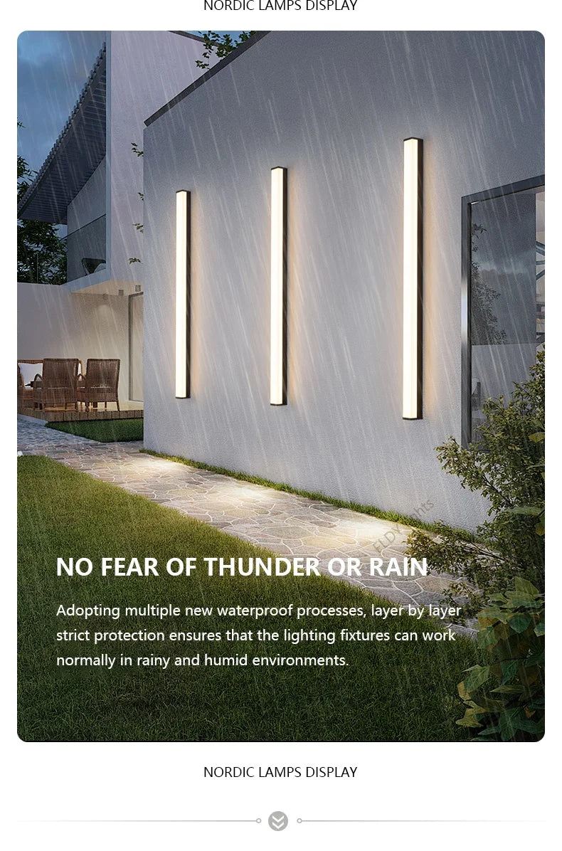 DecorBites™ Waterproof LED Outdoor Wall Light
